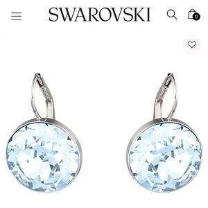 Swarovski Blue Drop Earrings!